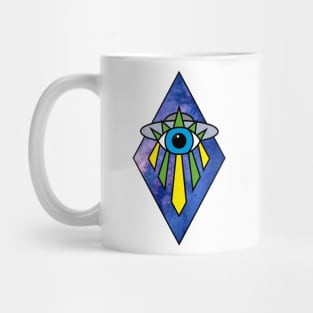 Galaxy Diamond UFO Eye Mug